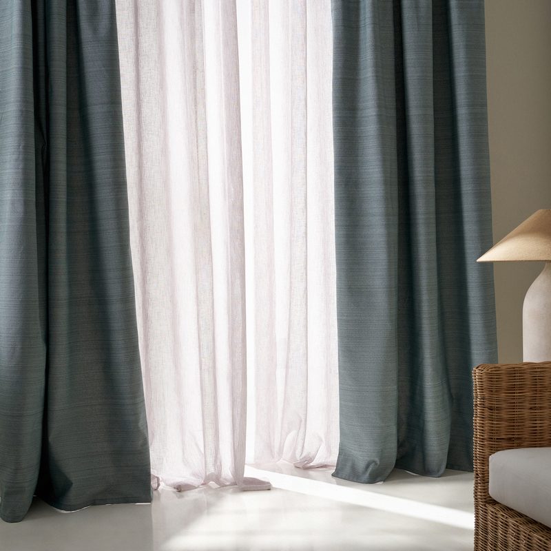 Έτοιμη Κουρτίνα 130x270cm GOFIS HOME  Teyana Jade Green 656