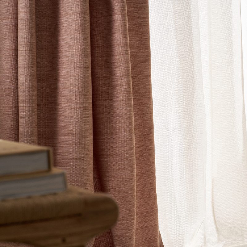 Έτοιμη Κουρτίνα 130x270cm GOFIS HOME  Teyana Salmon 656 - Image 3