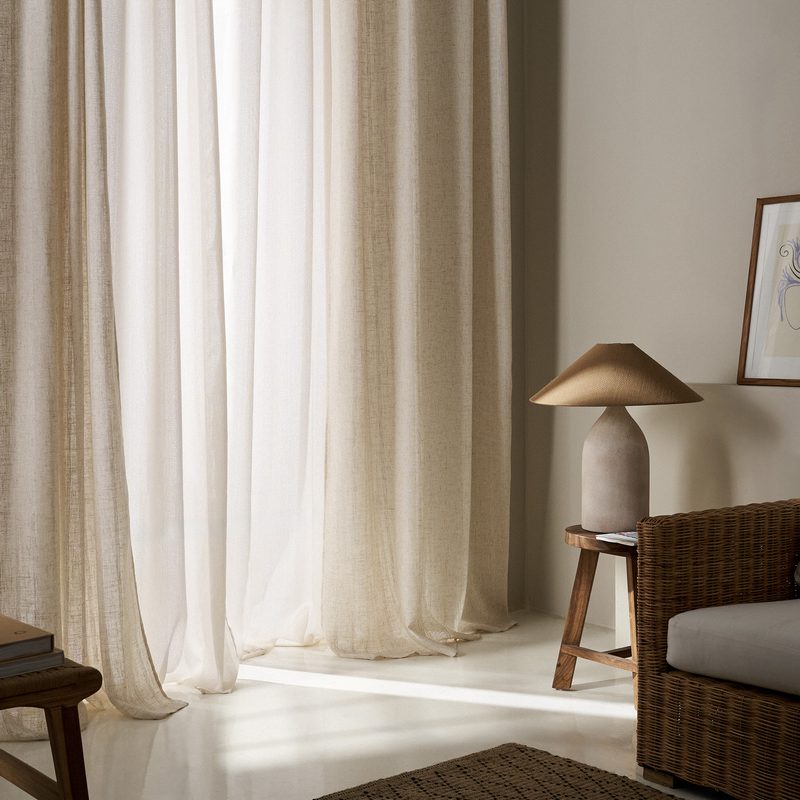 Κουρτίνα με τρουκς 140x280cm GOFIS HOME  Nysera Linen 705 - Image 6