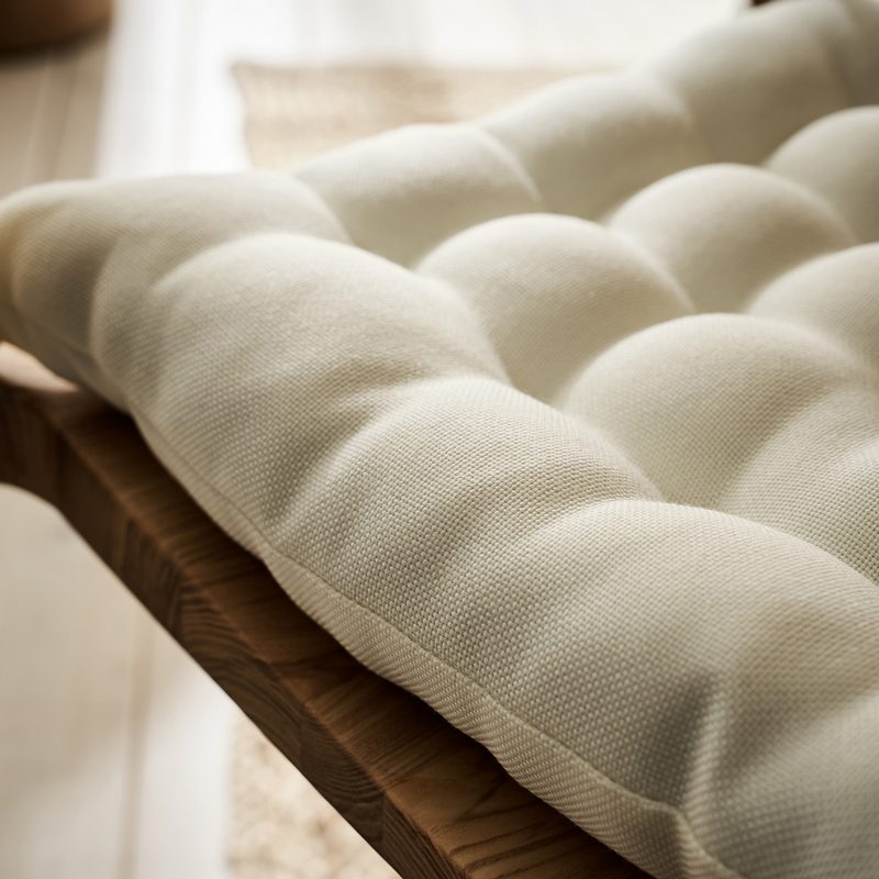 Μαξιλαράκι καρέκλας 40x40cm GOFIS HOME  Hygg Offwhite 213 - Image 2