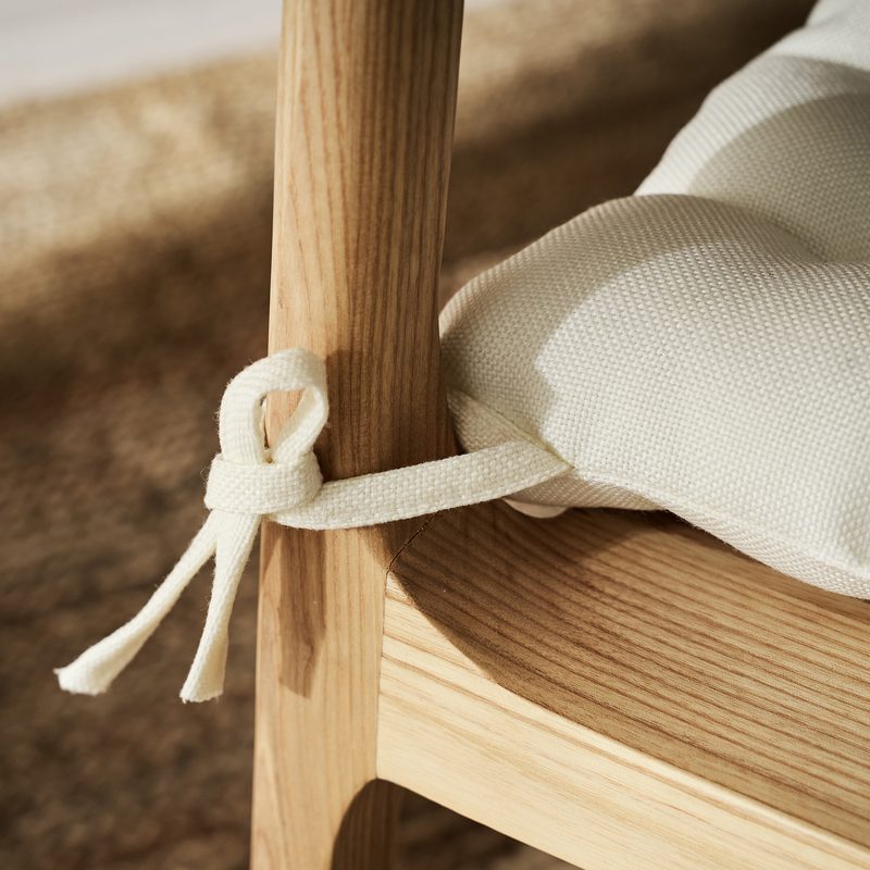 Μαξιλαράκι καρέκλας 40x40cm GOFIS HOME  Hygg Offwhite 213 - Image 3