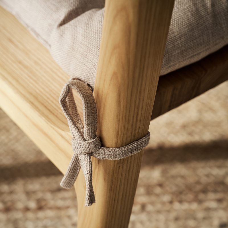 Μαξιλαράκι καρέκλας 40x40cm GOFIS HOME  Hygg Beige 213 - Image 3