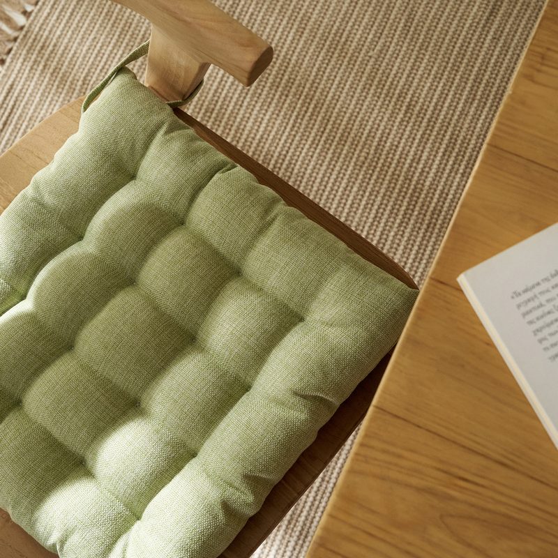 Μαξιλαράκι καρέκλας 40x40cm GOFIS HOME  Hygg Green 213 - Image 2