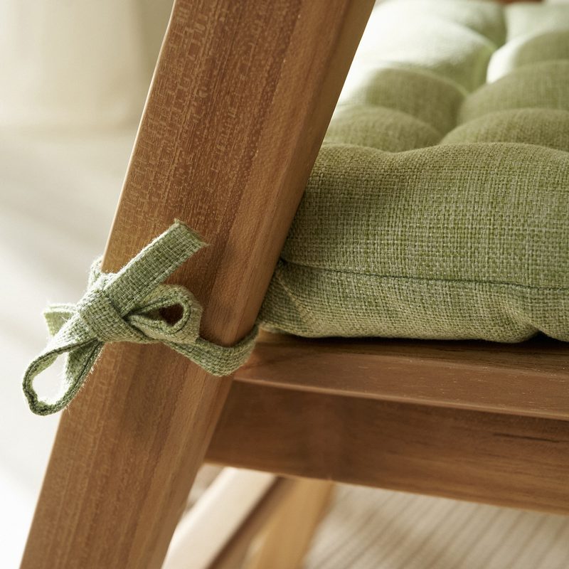 Μαξιλαράκι καρέκλας 40x40cm GOFIS HOME  Hygg Green 213 - Image 4