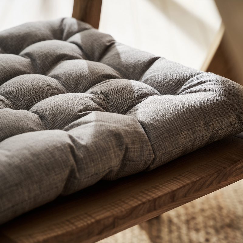 Μαξιλαράκι καρέκλας 40x40cm GOFIS HOME  Hygg Grey 213 - Image 2