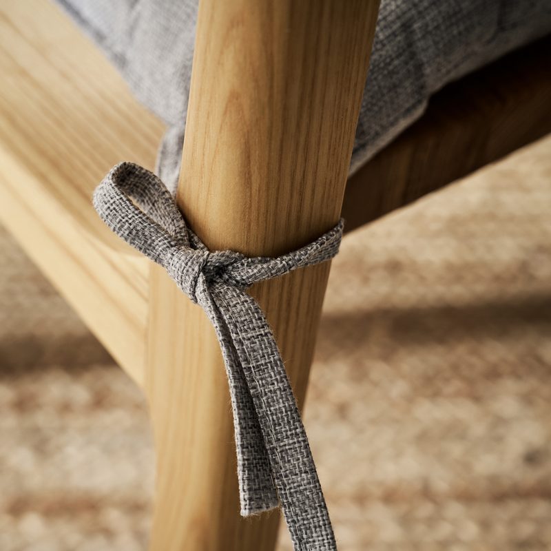 Μαξιλαράκι καρέκλας 40x40cm GOFIS HOME  Hygg Grey 213 - Image 3