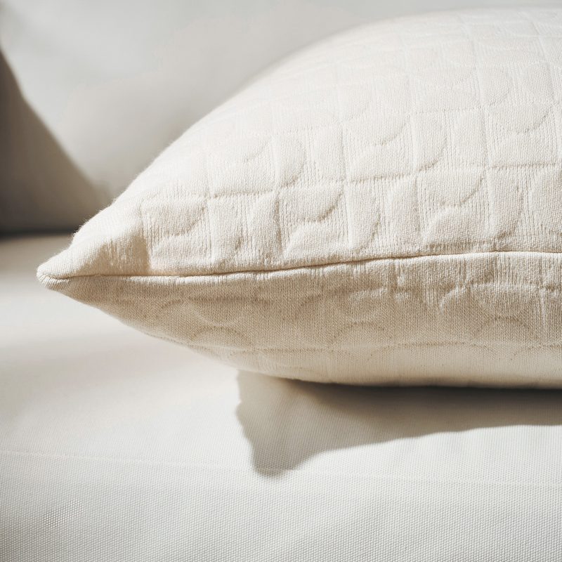 Μαξιλαροθήκη 50x50cm GOFIS HOME  Eliena Ivory 402/05 - Image 2