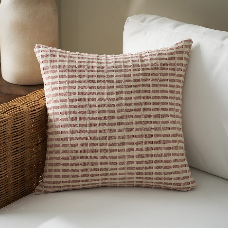 Μαξιλαροθήκη 43x43cm GOFIS HOME  Elysia Dusty Rust 531/02