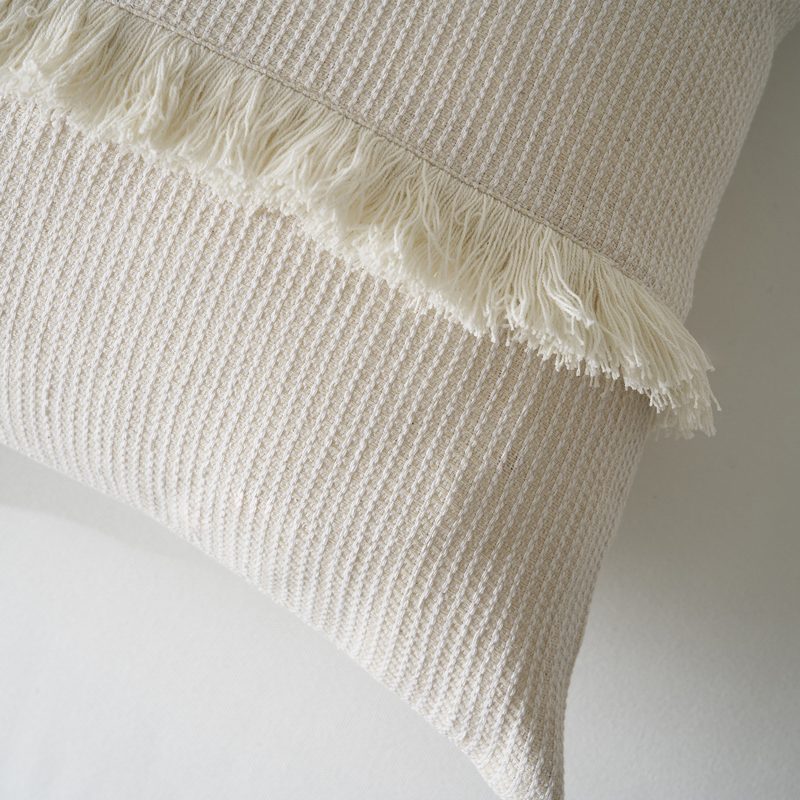 Μαξιλαροθήκη 50x50cm GOFIS HOME  Odessa Off White 533/05 - Image 2