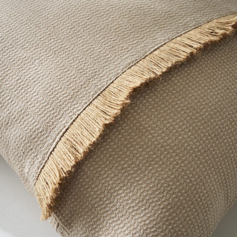 Μαξιλαροθήκη 50x50cm GOFIS HOME  Odessa Hemp Beige 533/06 - Image 2