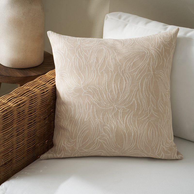 Μαξιλαροθήκη 50x50cm GOFIS HOME  Delia Natural Ecru 563/06