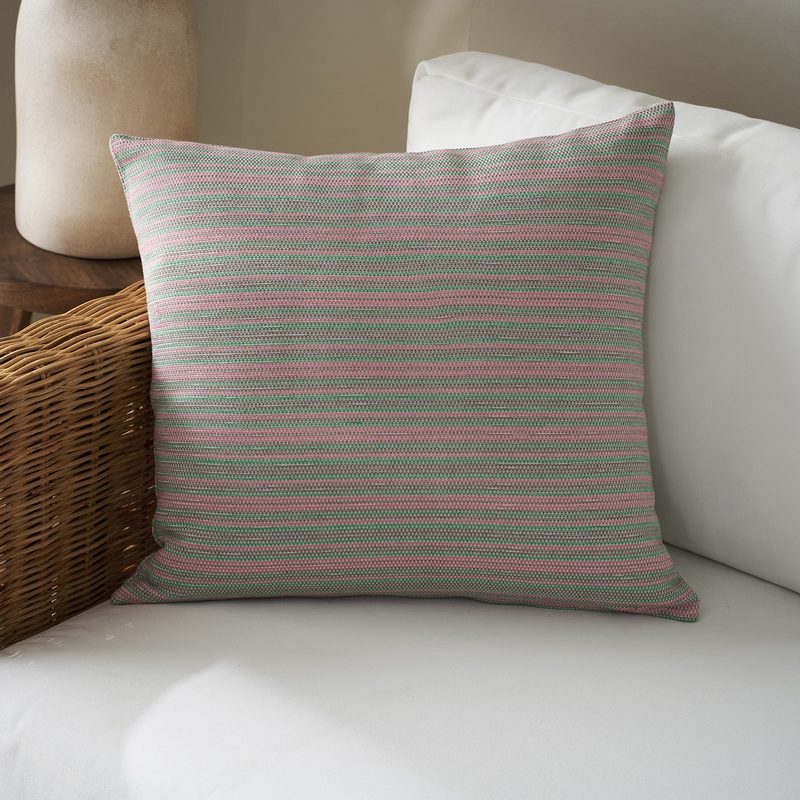 Μαξιλαροθήκη 50x50cm GOFIS HOME  Nymeria Pink Stripe 574/17
