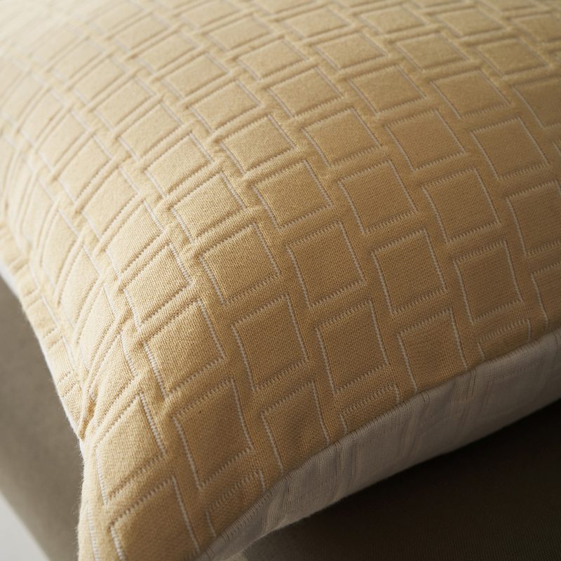 Μαξιλαροθήκη 50x50cm GOFIS HOME  Solenne Sun Yellow 591/04 - Image 2