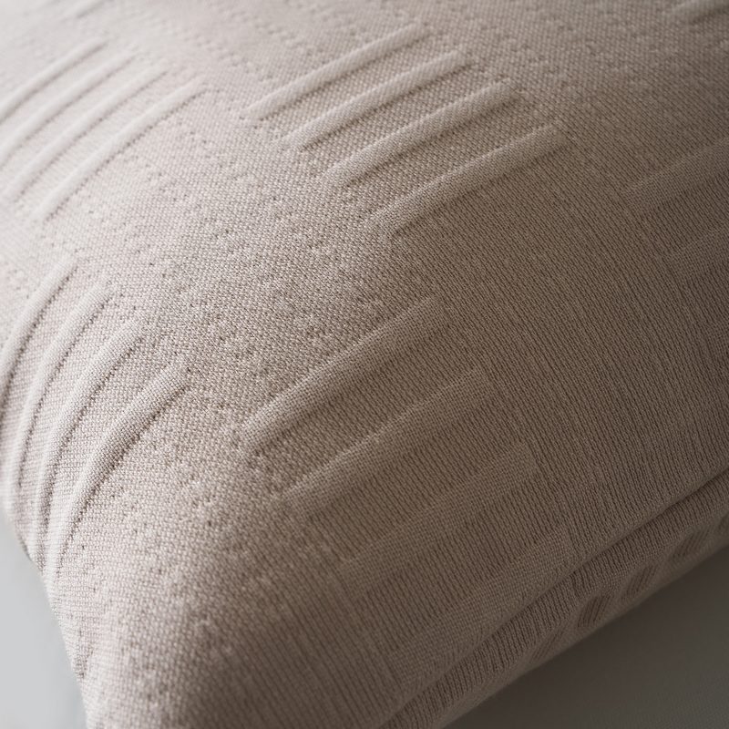 Μαξιλαροθήκη 50x50cm GOFIS HOME  Calyra Warm Beige 654/21 - Image 2