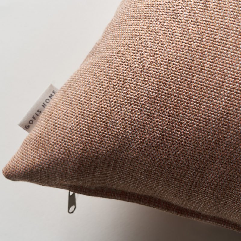 Μαξιλαροθήκη 43x43cm GOFIS HOME  Teyana Salmon 656 - Image 2