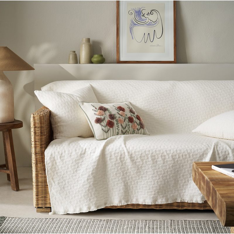Ριχτάρι Πολυθρόνας 180x175cm GOFIS HOME  Eliena Ivory 402/05