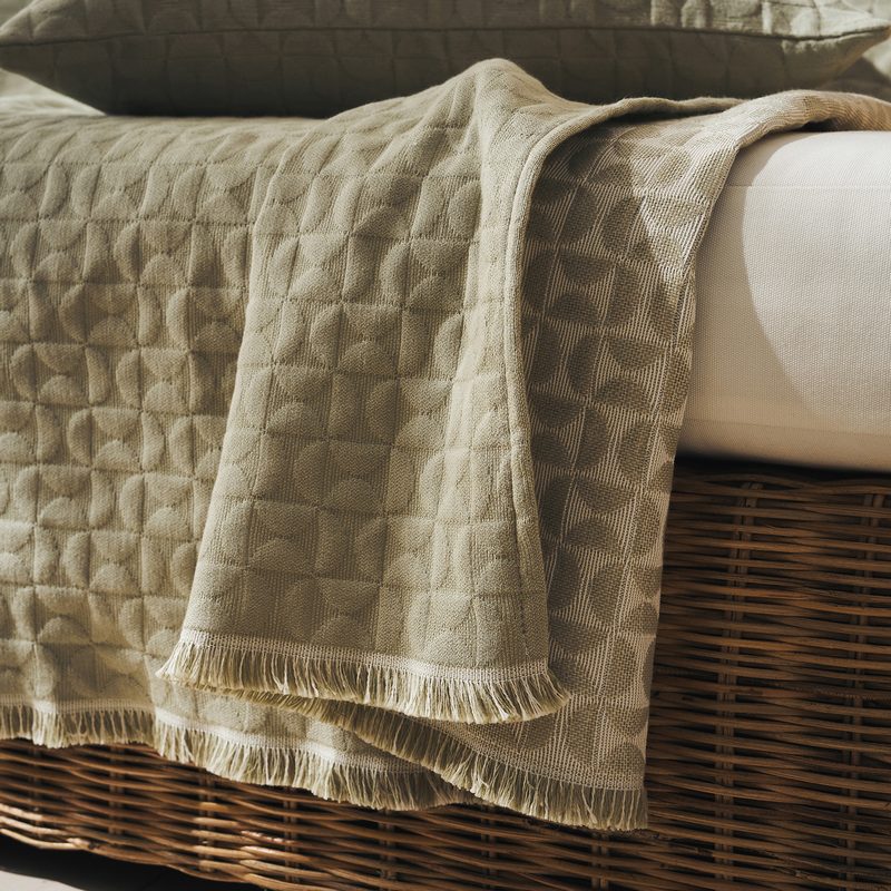 Ριχτάρι Τετραθέσιου 180x350cm GOFIS HOME  Eliena Smoke Green 402/07 - Image 4