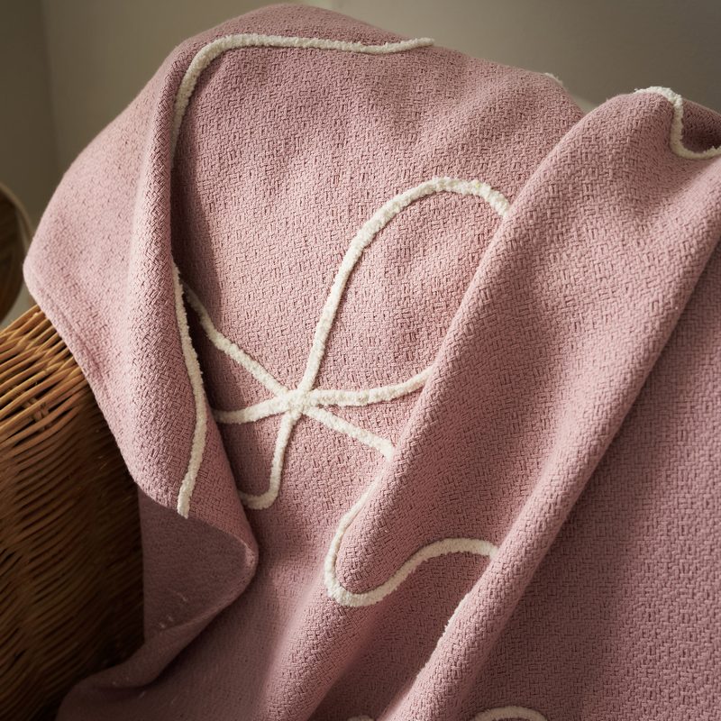 Ριχτάρι διακόσμησης 140x180cm GOFIS HOME  Elowen Magnolia Rose 505 - Image 2