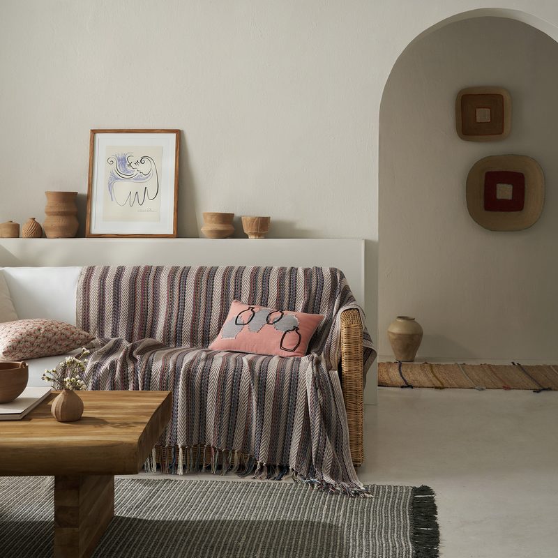 Ριχτάρι Διακοσμητικό 145x180cm GOFIS HOME  Aquata 514