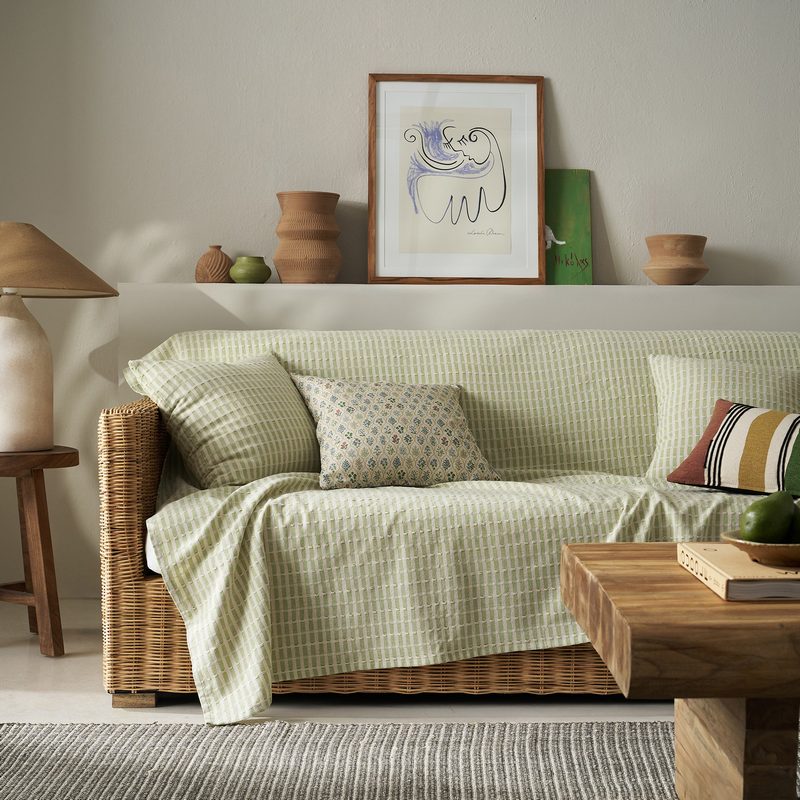 Ριχτάρι Διθέσιου 180x250cm GOFIS HOME  Elysia Garden Green 531/18