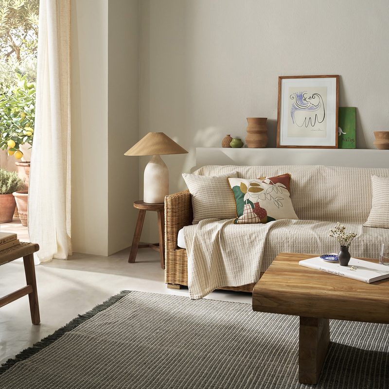 Ριχτάρι Τριθέσιου 180x310cm GOFIS HOME  Elysia Hemp Beige 531/06 - Image 6