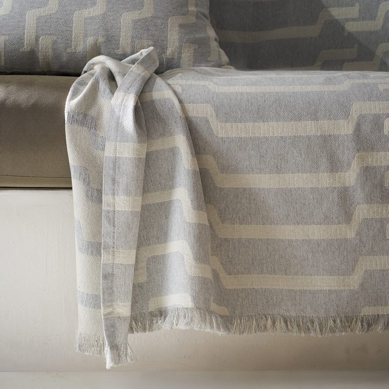 Ριχτάρι Διθέσιου 180x250cm GOFIS HOME  Clover Grey 558/15 - Image 4