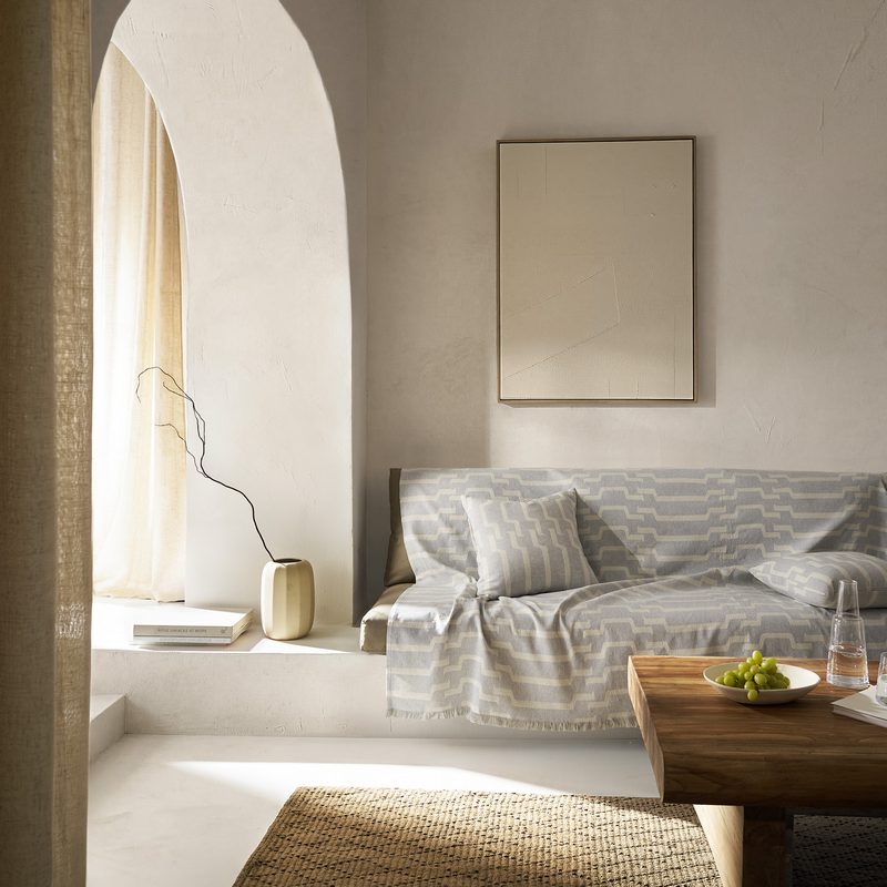 Ριχτάρι Τριθέσιου 180x310cm GOFIS HOME  Clover Grey 558/15 - Image 5