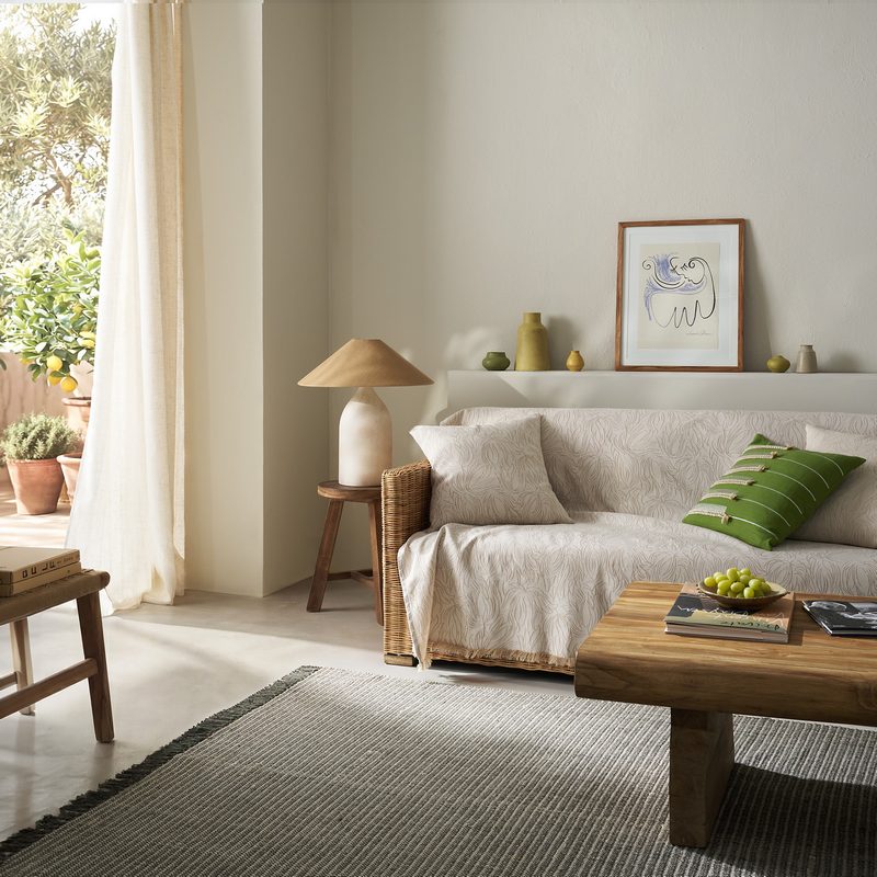 Ριχτάρι Πολυθρόνας 180x180cm GOFIS HOME  Delia Natural Ecru 563/05 - Image 6