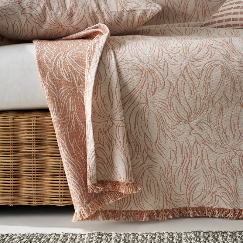 Ριχτάρι Τριθέσιου 180x310cm GOFIS HOME  Delia Dusted Clay 563/03 - Image 4