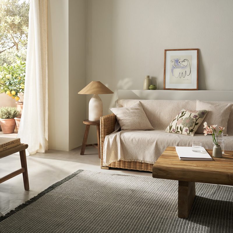 Ριχτάρι Τριθέσιου 180x310cm GOFIS HOME  Delia Sesame Beige 563/06 - Image 6