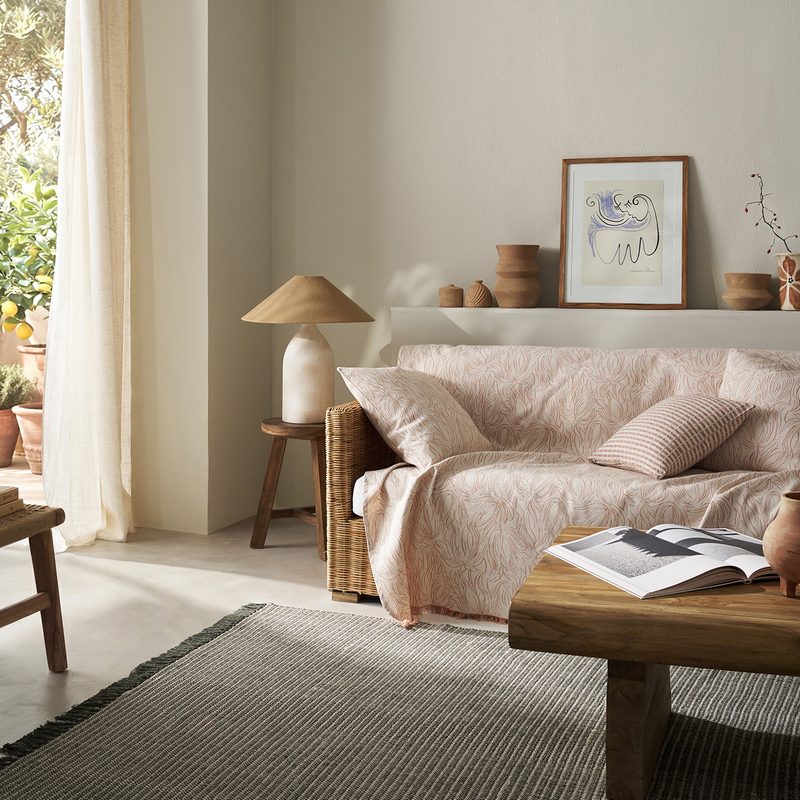 Ριχτάρι Τετραθέσιου 180x350cm GOFIS HOME  Delia Dusted Clay 563/03 - Image 5