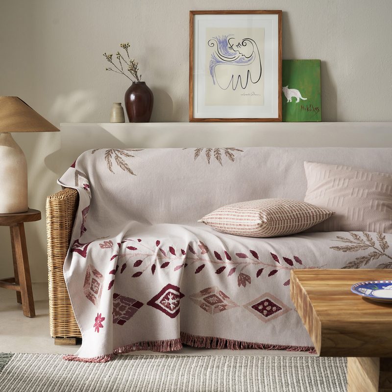 Ριχτάρι διακόσμησης 180x210cm GOFIS HOME  Ishara Cherry 573/02