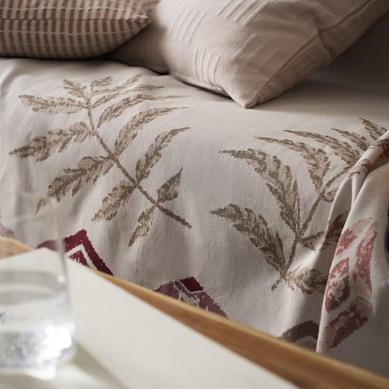 Ριχτάρι διακόσμησης 180x210cm GOFIS HOME  Ishara Cherry 573/02 - Image 5