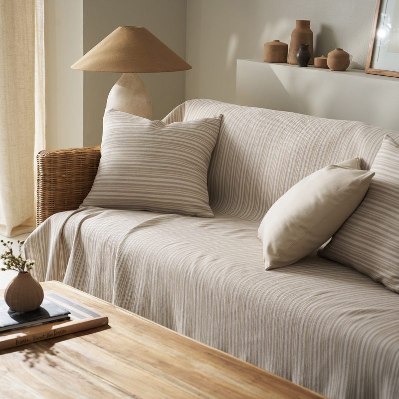 Ριχτάρι Πολυθρόνας 180x180cm GOFIS HOME  Nymeria Coffee Brown 574/13 - Image 4