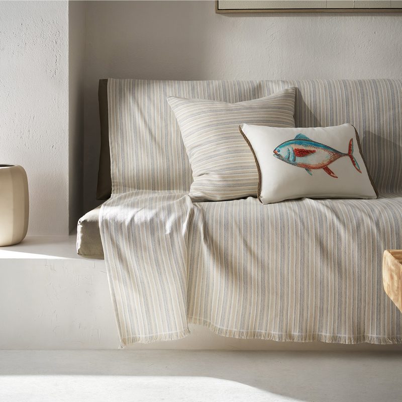 Ριχτάρι Πολυθρόνας 180x180cm GOFIS HOME  Nymeria Light Grey 574/15