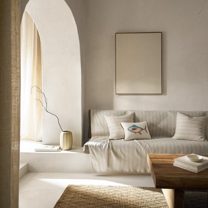 Ριχτάρι Πολυθρόνας 180x180cm GOFIS HOME  Nymeria Light Grey 574/15 - Image 6