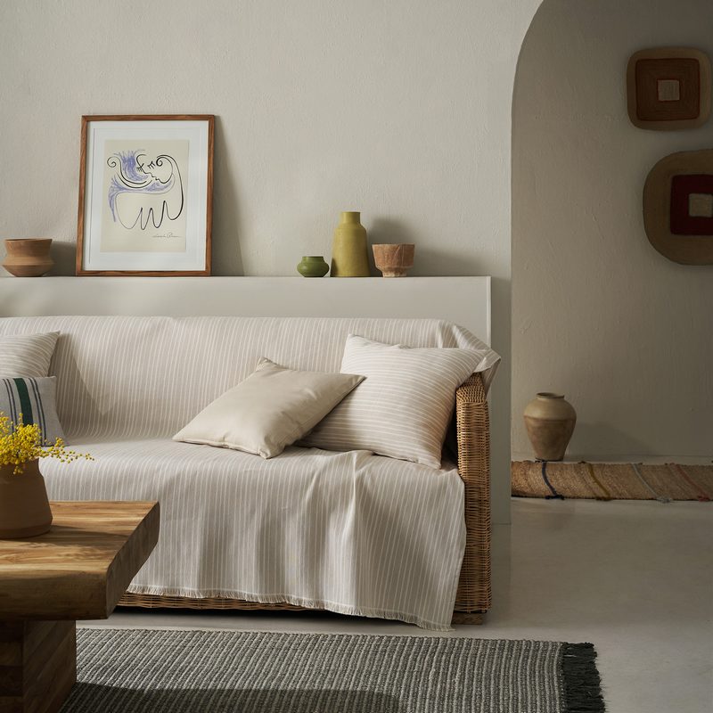 Ριχτάρι Διθέσιου 180x250cm GOFIS HOME  Nymeria Beige 574/06 - Image 6