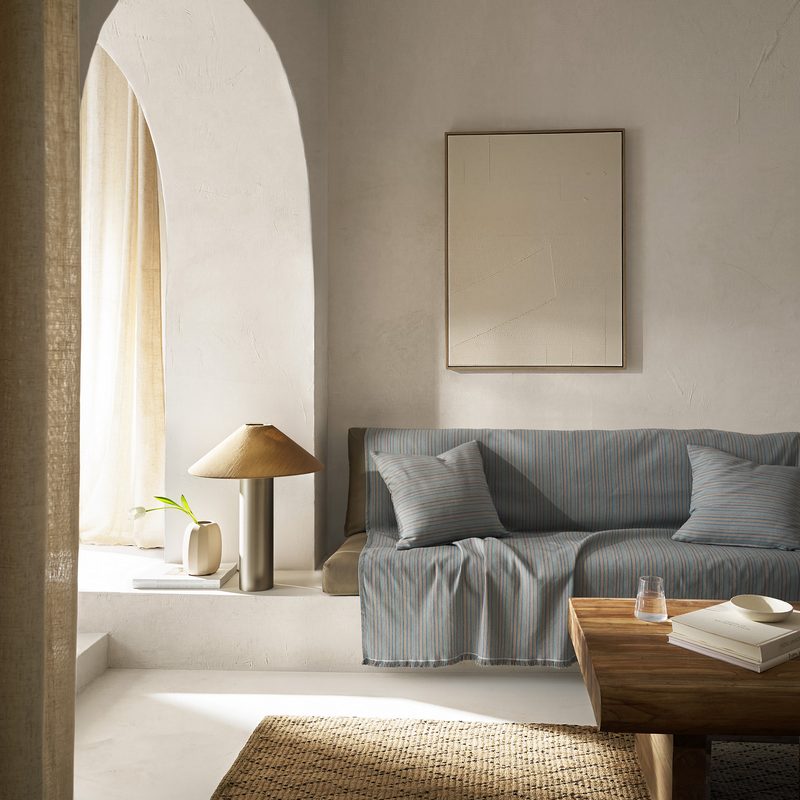 Ριχτάρι Τριθέσιου 180x310cm GOFIS HOME  Nymeria Jean Blue 574/01 - Image 6