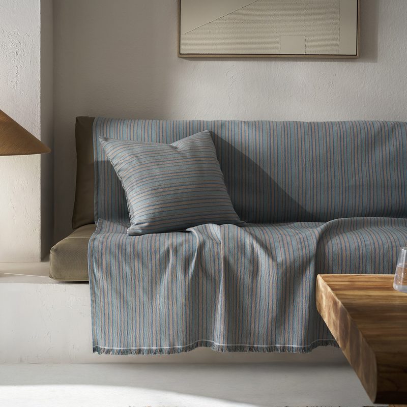 Ριχτάρι Τετραθέσιου 180x350cm GOFIS HOME  Nymeria Jean Blue 574/01