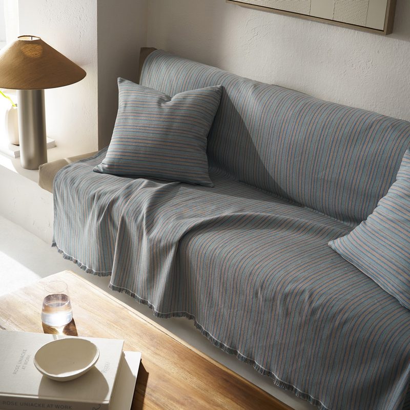 Ριχτάρι Τετραθέσιου 180x350cm GOFIS HOME  Nymeria Jean Blue 574/01 - Image 3