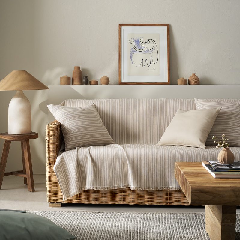 Ριχτάρι Τετραθέσιου 180x350cm GOFIS HOME  Nymeria Coffee Brown 574/13