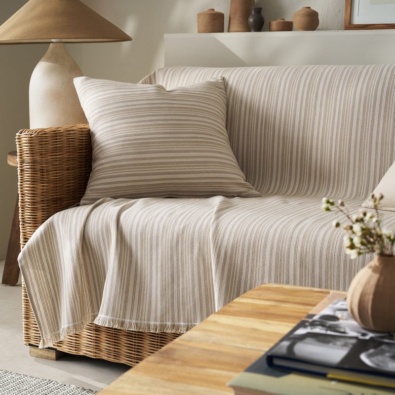 Ριχτάρι Τετραθέσιου 180x350cm GOFIS HOME  Nymeria Coffee Brown 574/13 - Image 3