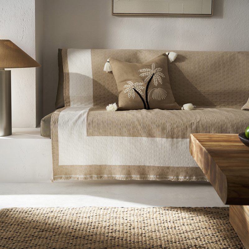 Ριχτάρι Πολυθρόνας 180x175cm GOFIS HOME  Solenne Almond Beige 591/06