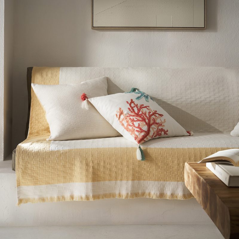 Ριχτάρι Διθέσιου 180x250cm GOFIS HOME  Solenne Sun Yellow 591/04 - Image 4