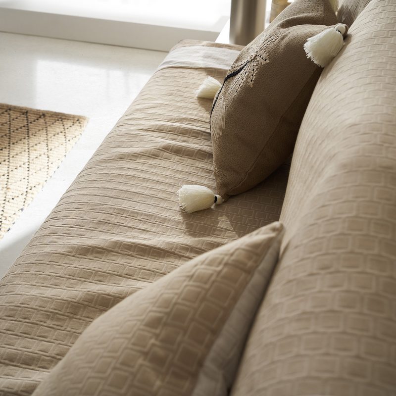 Ριχτάρι Διθέσιου 180x250cm GOFIS HOME  Solenne Almond Beige 591/06 - Image 3