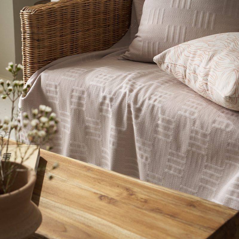 Ριχτάρι Διθέσιου 180x250cm GOFIS HOME  Calyra Warm Beige 654/21 - Image 4