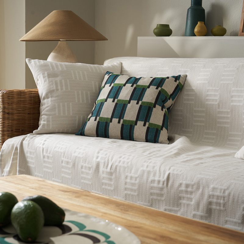 Ριχτάρι Τριθέσιου 180x300cm GOFIS HOME  Calyra Natural Beige 654/06 - Image 4