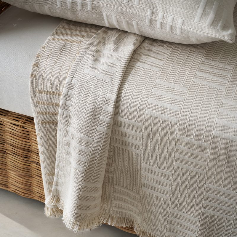 Ριχτάρι Τριθέσιου 180x300cm GOFIS HOME  Calyra Natural Beige 654/06 - Image 6