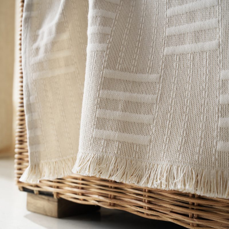 Ριχτάρι Τετραθέσιου 180x350cm GOFIS HOME  Calyra Natural Beige 654/06 - Image 5