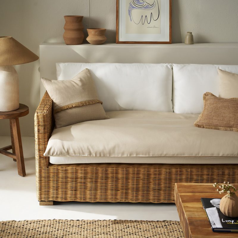 Sofa Topper 80x200cm GOFIS HOME  Emory Warm Beige 714